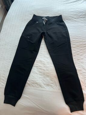 Figs Black zamora Scrub Pants size XS